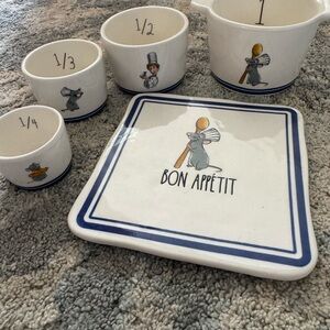 Rae Dunn Bon Appétit Ceramic Measuring Set